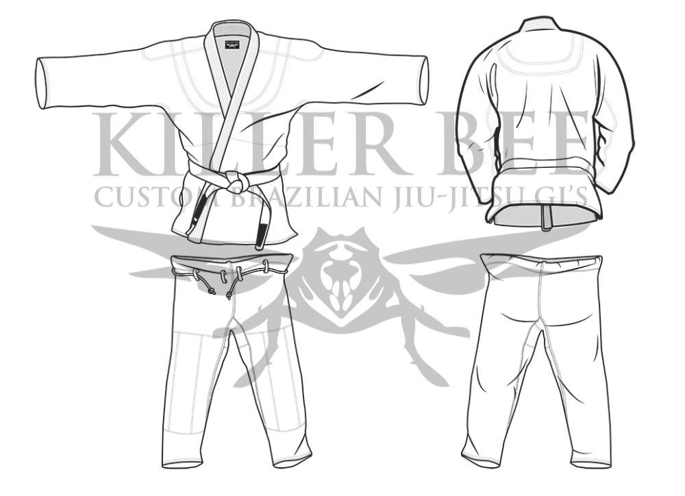 How To Design & Build Your Killer Bee Gi Custom BJJ Gi - STEP 2